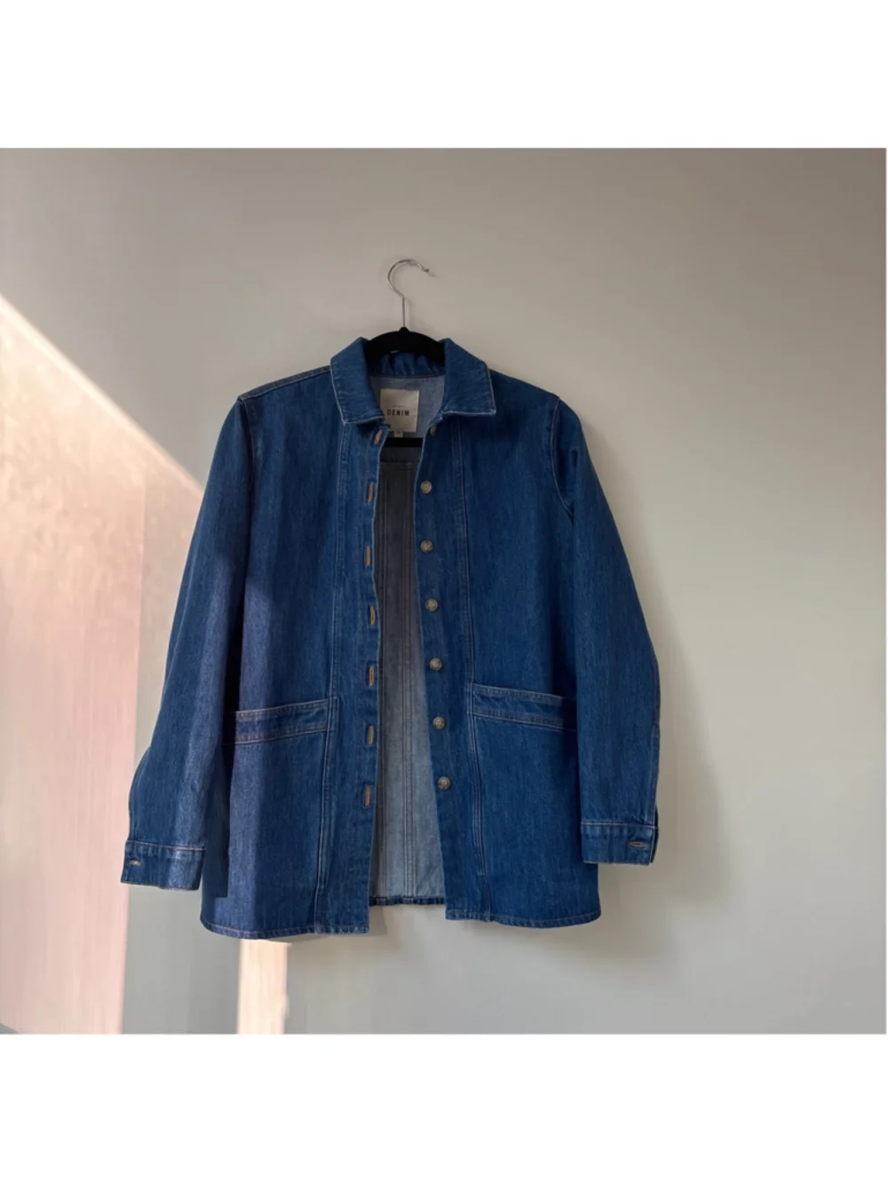 Women's Sézane Denim Jean Jacket Size XS Blue - Picture 1 of 10